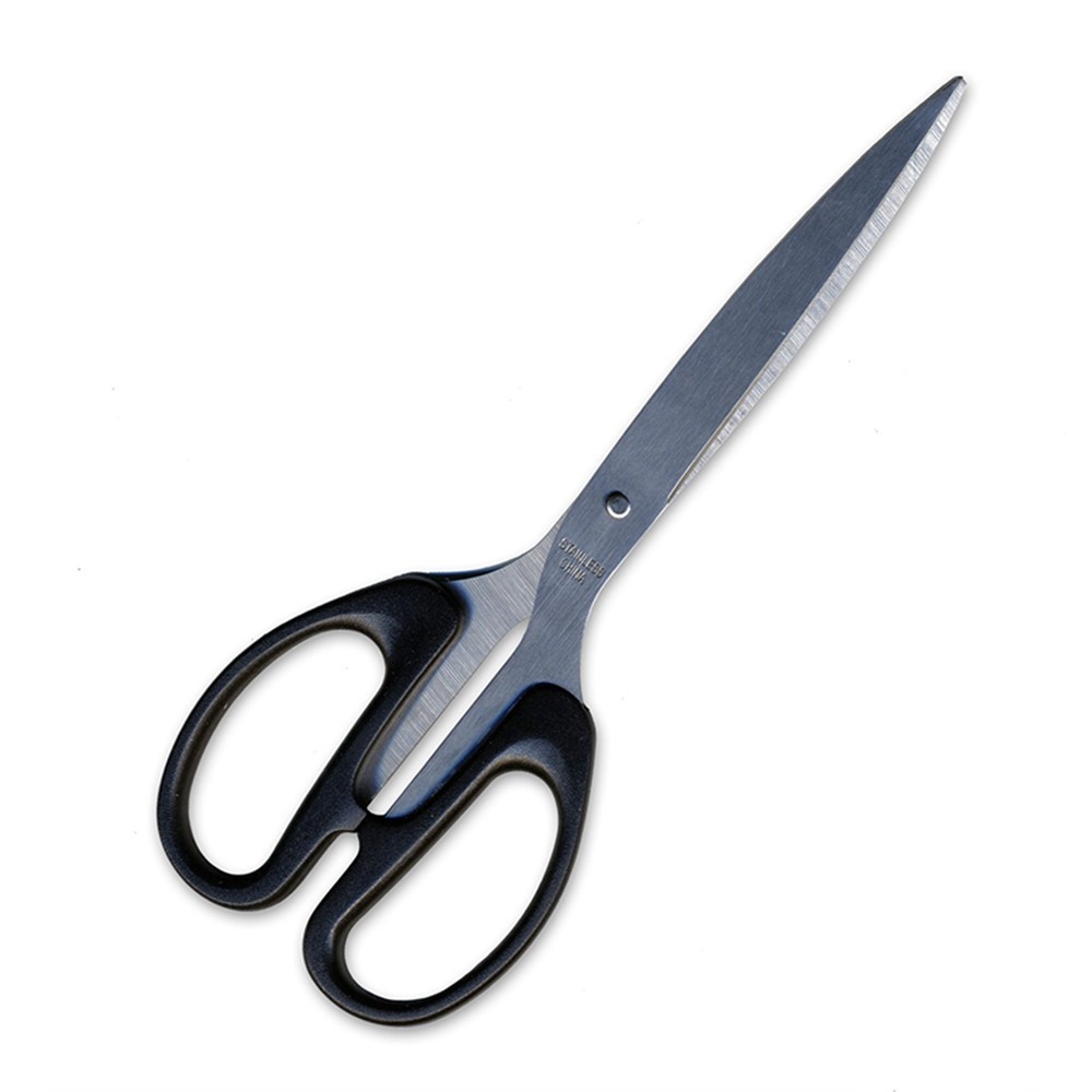 Teacher's Shears, Stainless Steel Blade, Black, 8-1/2, 1 Scissors
