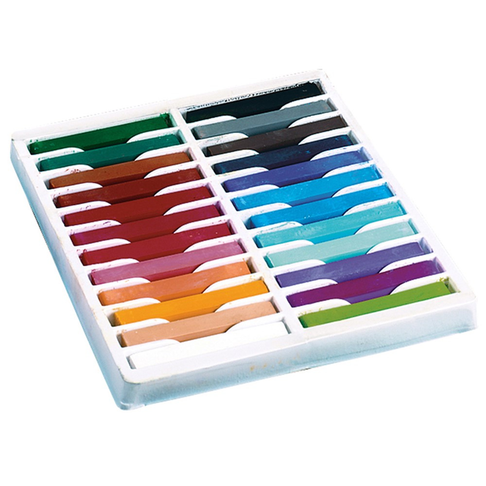 CK-9724 - Quality Artists Square Pastels 24 Assorted Pastels in Pastels