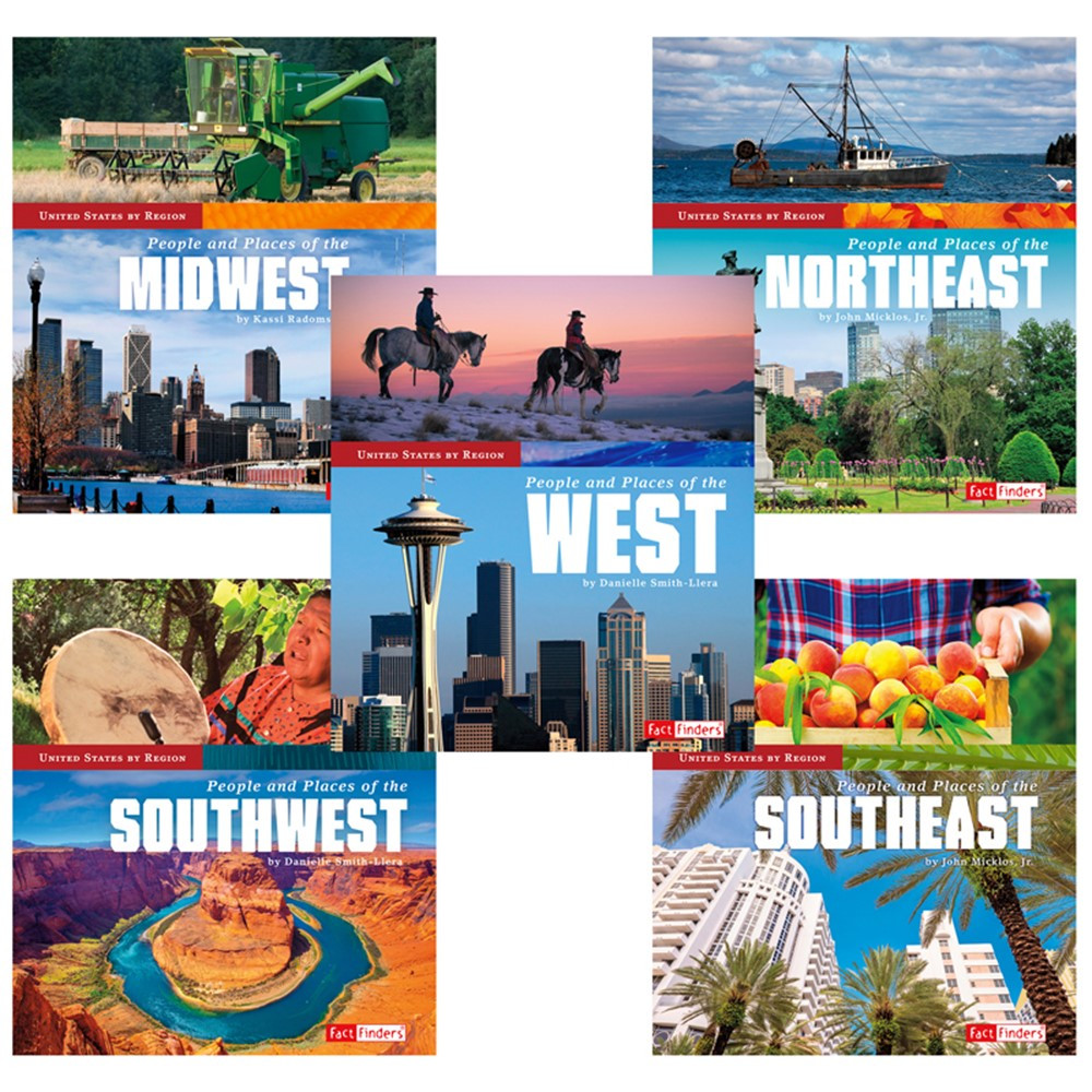 CPB9781515724667 - 5 Book Set United States By Region in General