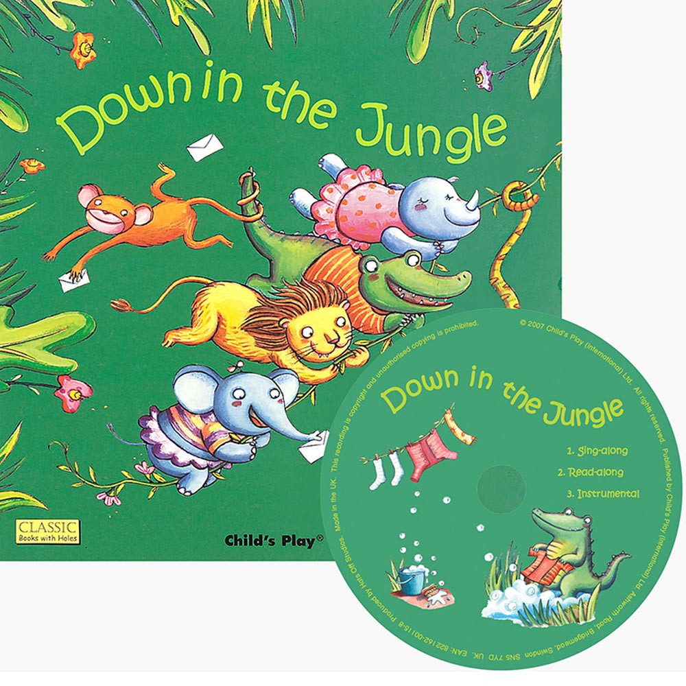 CPY9781846436239 - Down In The Jungle Classic Books With Holes Plus Cd in Book With Cassette/cd
