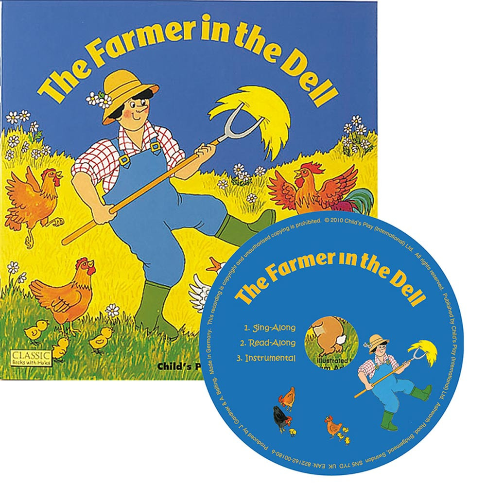 CPY9781846436246 - The Farmer In The Dell Classic Books With Holes Plus Cd in Book With Cassette/cd