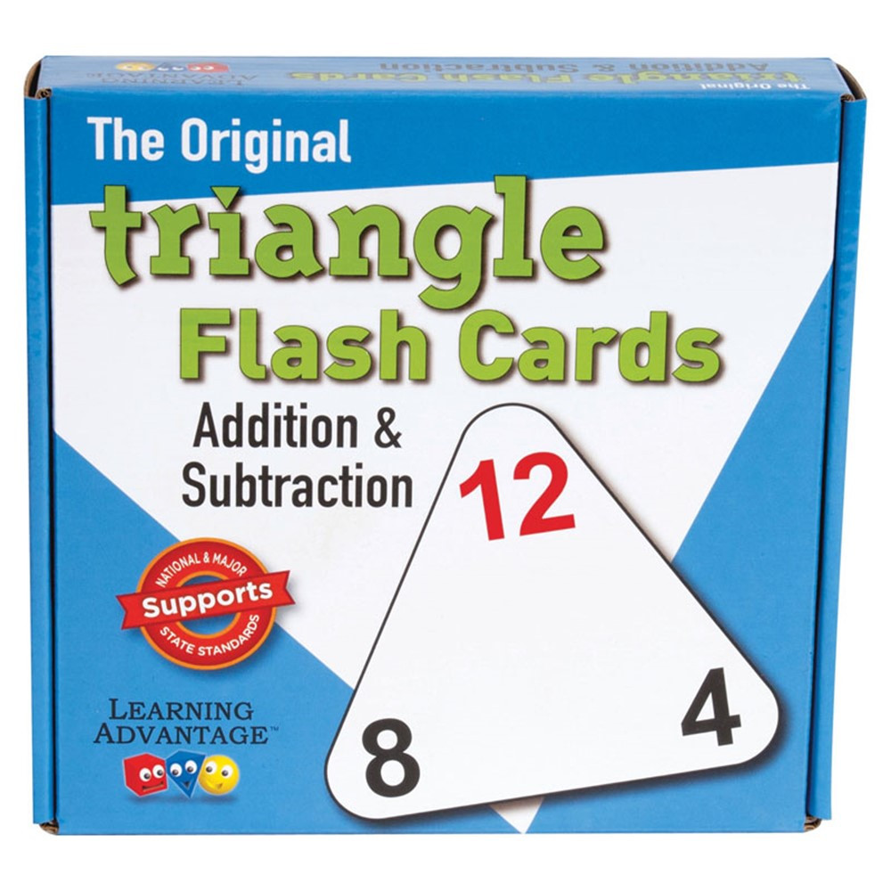 CRE4551 - Triangle Flashcards Add/Sub in Flash Cards