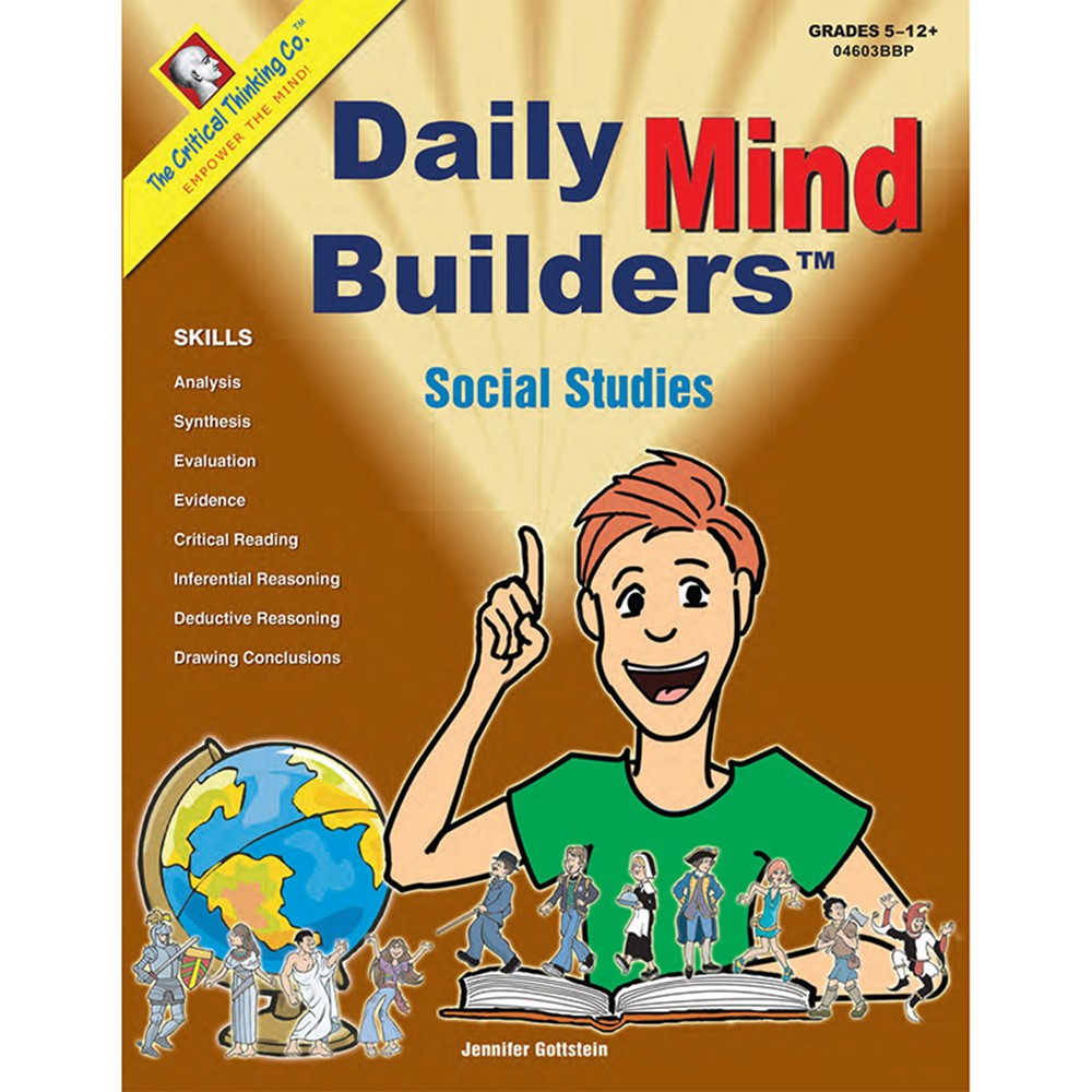 CTB04603BBP - Daily Mind Builders Social Studies Gr 5-12 in Books