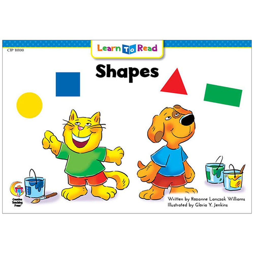CTP10100 - Shapes Cat And Dog Learn To Read in Learn To Read Readers