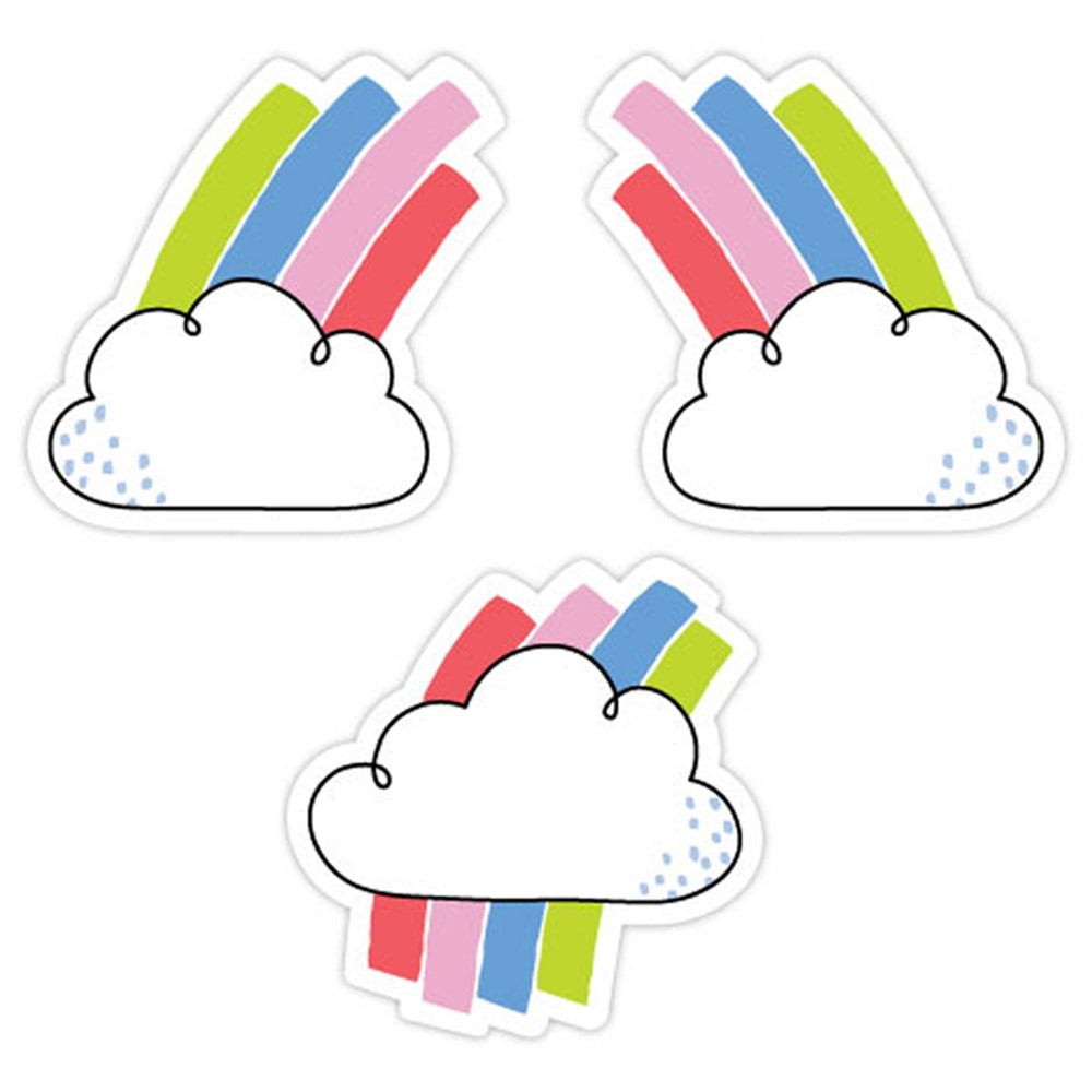 Rainbow Skies 3" Designer Cut-Outs, Pack of 36 - CTP10431 | Creative Teaching Press