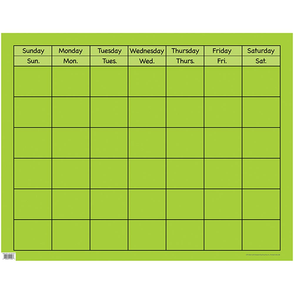 Create Calendar Chart