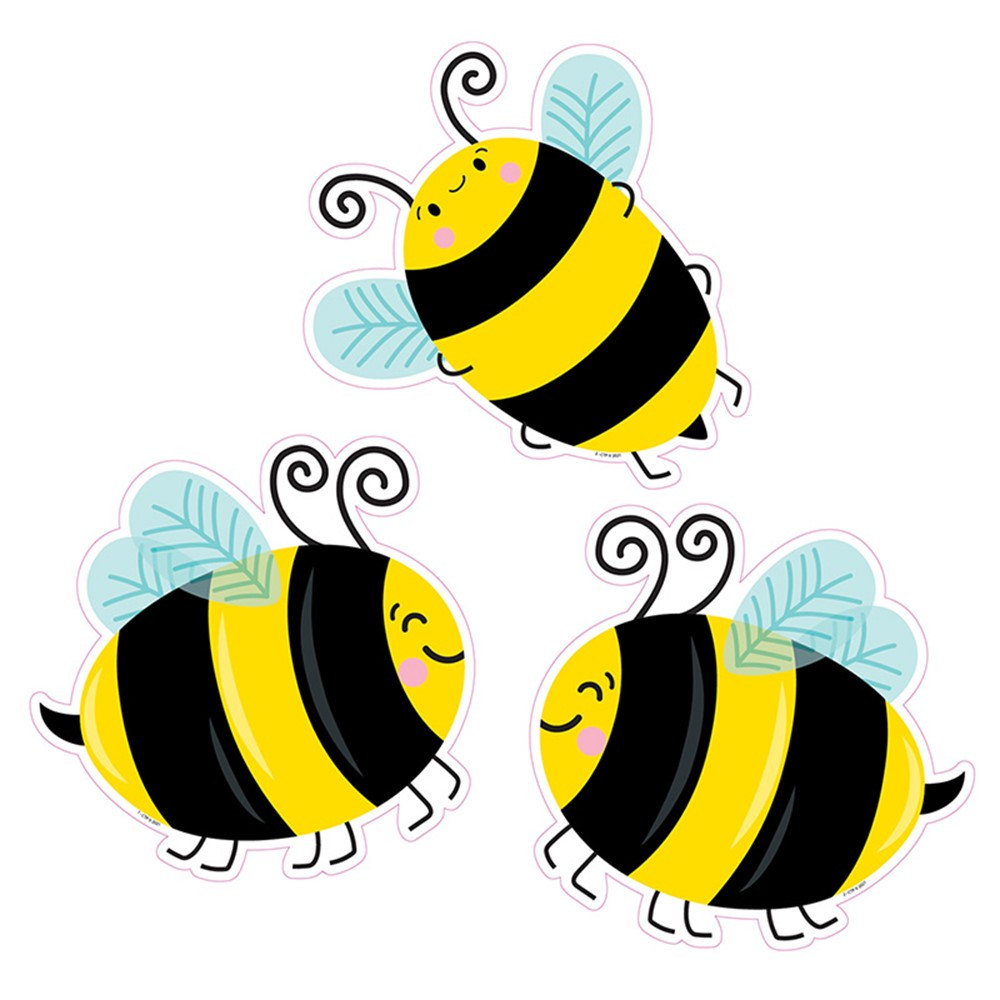 Busy Bees 6" Designer Cut-Outs, Pack of 36 - CTP10625 | Creative Teaching Press
