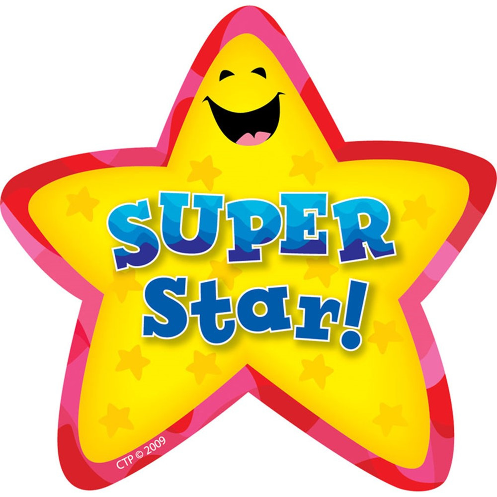 CTP1070 - Star Badges Super Star 36/Pk in Badges
