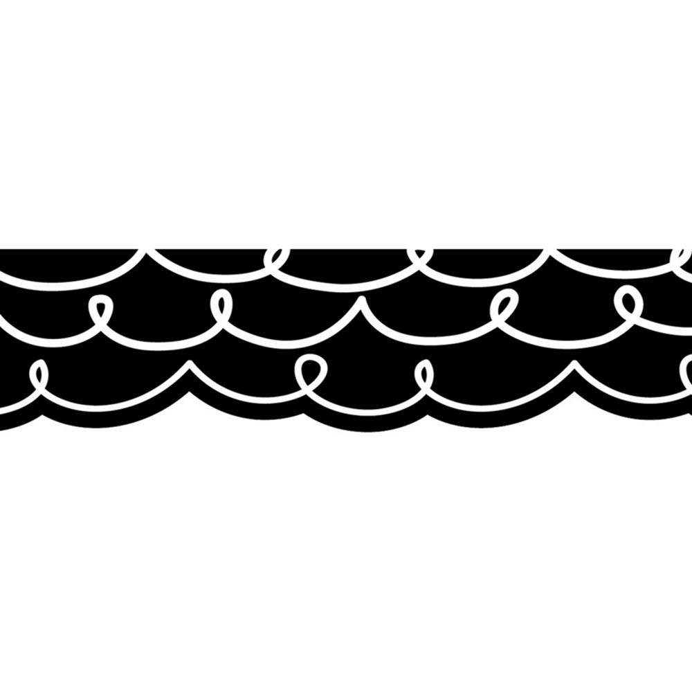 ocean border clip art black and white