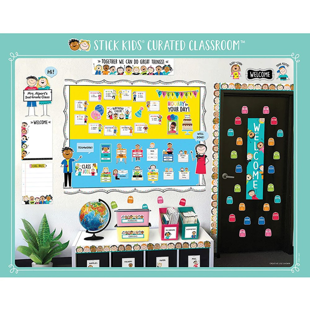 Stick Kids Curated Classroom - CTP10914 | Creative Teaching Press | Classroom Theme