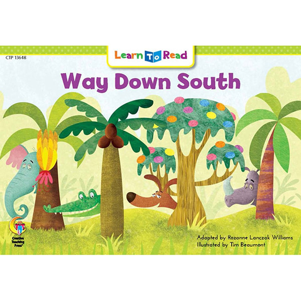 CTP13648 - Way Down South Learn To Read in Learn To Read Readers
