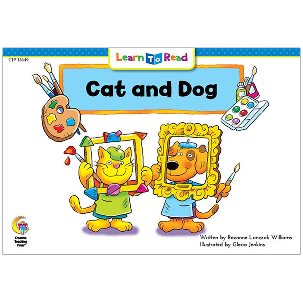CTP13649 - Cat And Dog Learn To Read in Learn To Read Readers