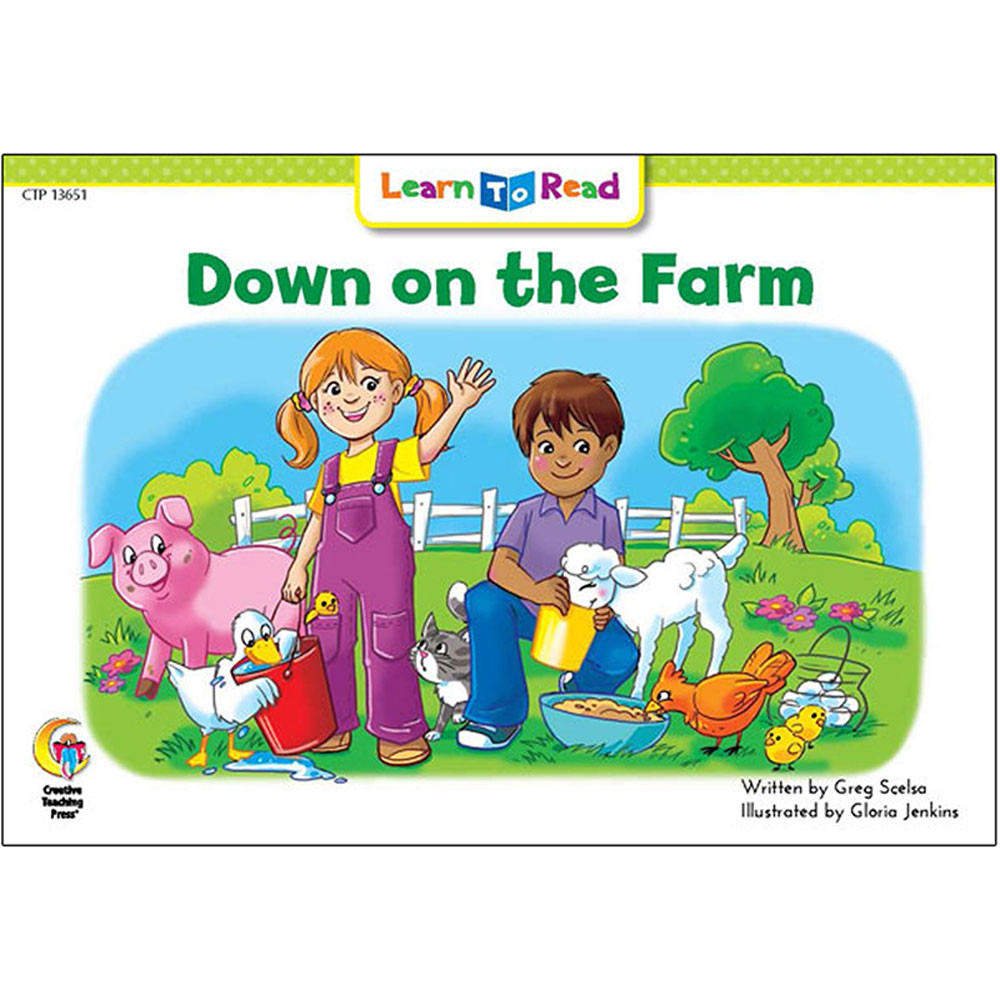 CTP13651 - Down On The Farm Learn To Read in Learn To Read Readers