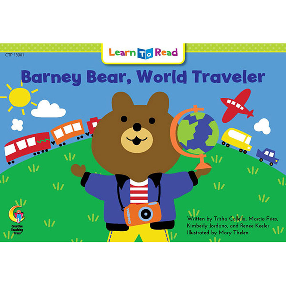 CTP13901 - Barney Bear World Traveler Learn To Read in Learn To Read Readers
