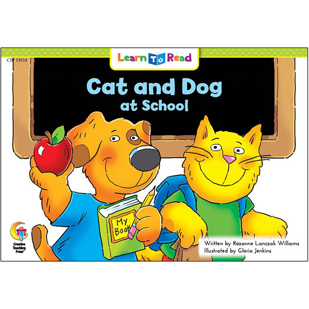 CTP13934 - Cat And Dog At School Learn To Read in Learn To Read Readers