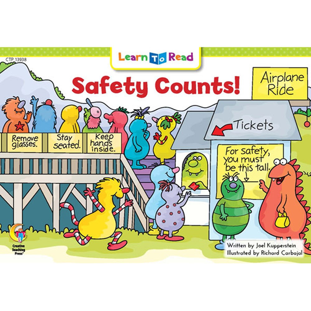 CTP13938 - Safety Counts Learn To Read in Learn To Read Readers