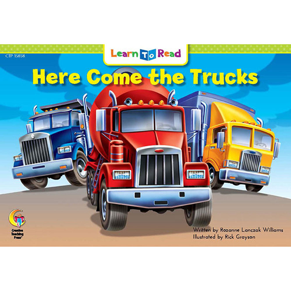 CTP15858 - Here Come The Trucks Learn To Read in Learn To Read Readers