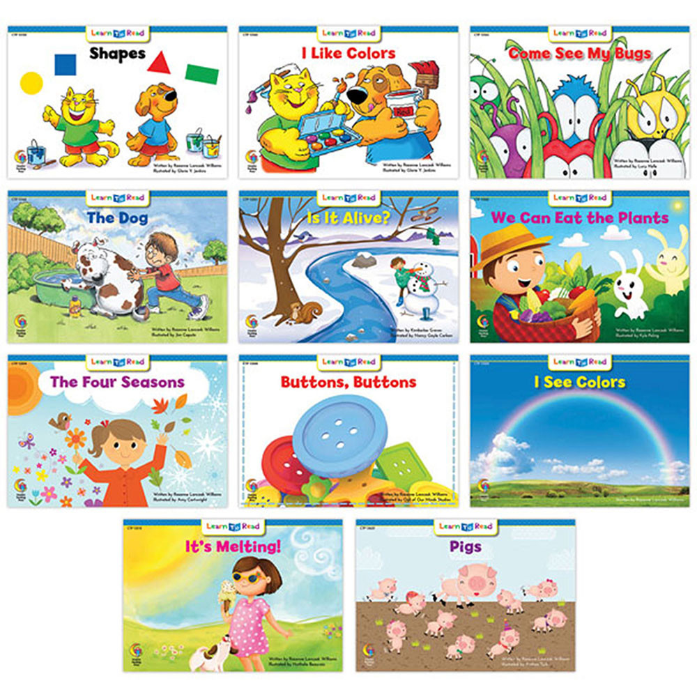 CTP18027 - Learn To Read Variety Pk 2 Lvl B in Learn To Read Readers