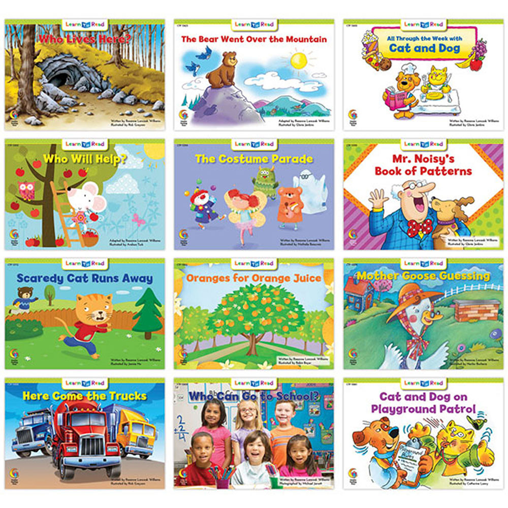 CTP18034 - Learn To Read Variety Pk 7 Lvl D in Learn To Read Readers