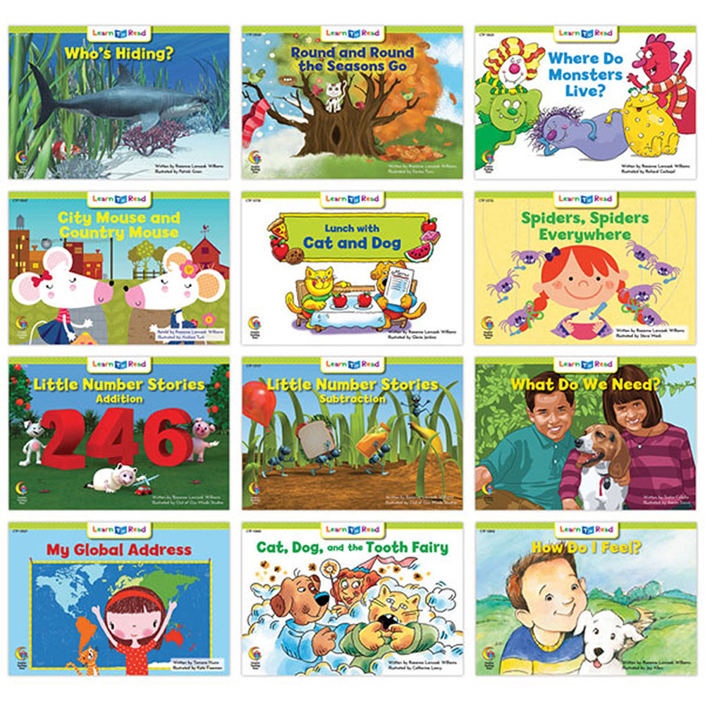 CTP18035 - Learn To Read Variety Pk 8 Lvl D in Learn To Read Readers