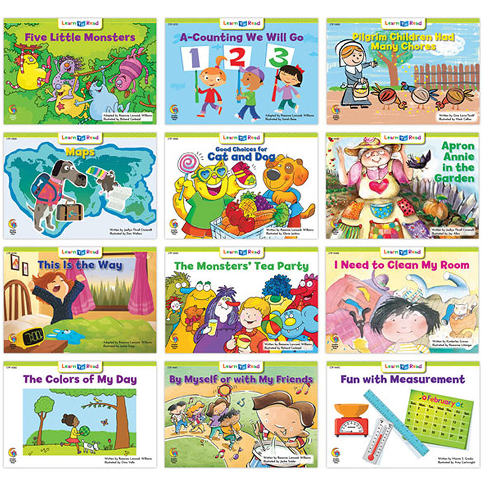 CTP18038 - Learn To Read Variety Pk 11 Lvl Ef in Learn To Read Readers
