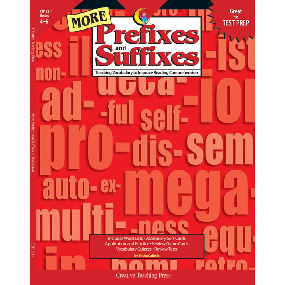CTP2211 - More Prefixes And Suffixes in Word Skills