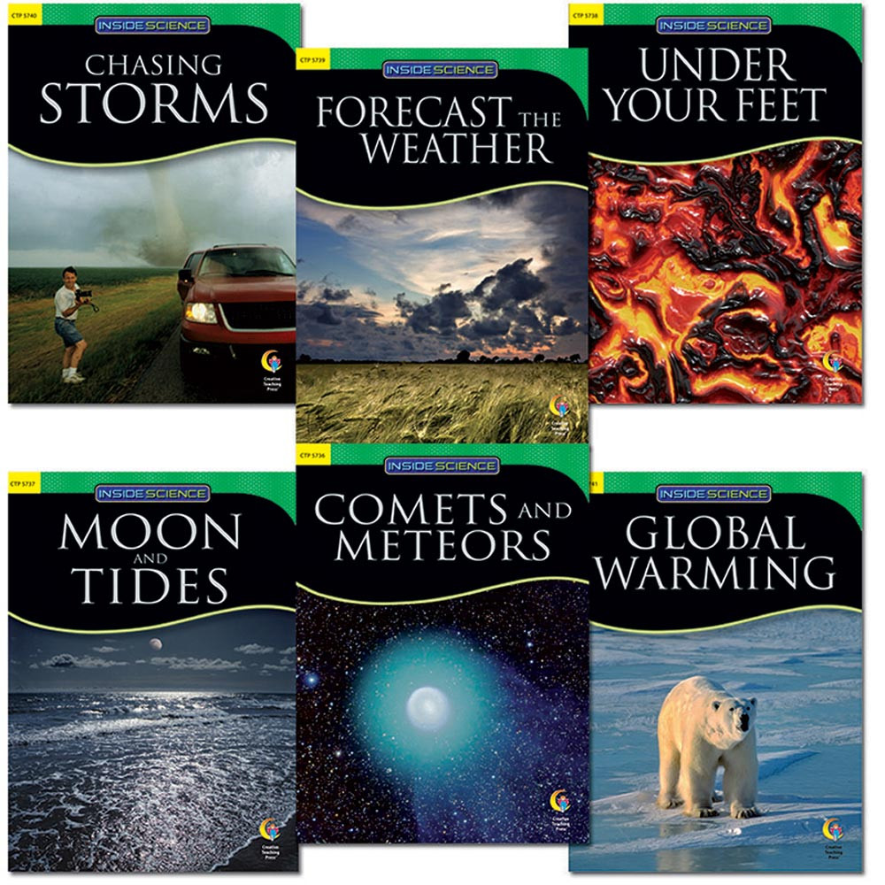 CTP5753 - Earth And Space Science Variety Pk 6 Books in Earth Science