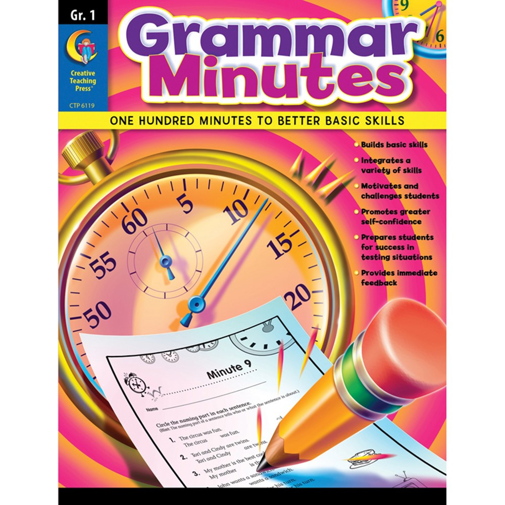 CTP6119 - Grammar Minutes Gr 1 in Grammar Skills