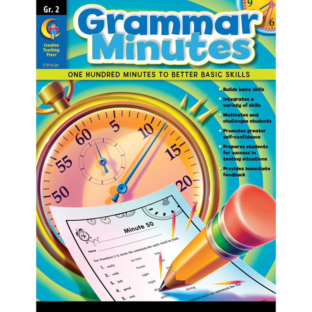 CTP6120 - Grammar Minutes Gr 2 in Grammar Skills