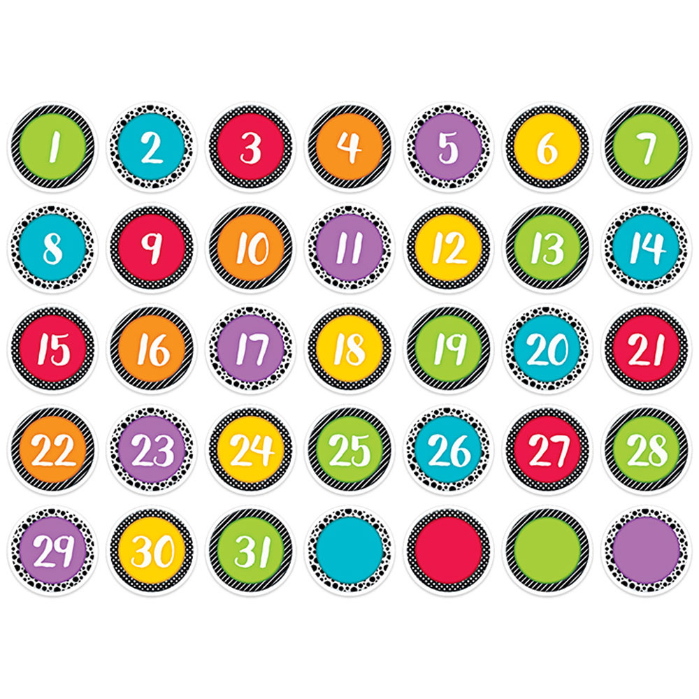 CTP6948 - Bold And Bright Calendar Days in General