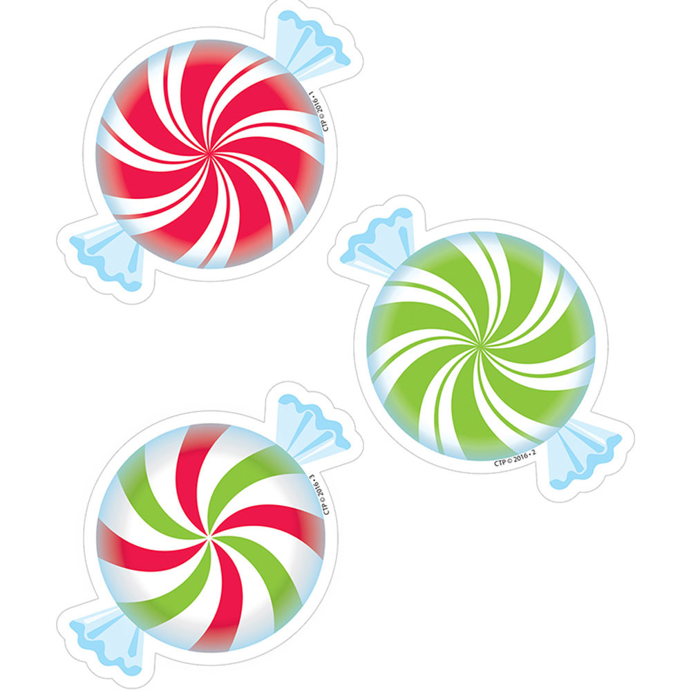 Printable Peppermint Candy Template
