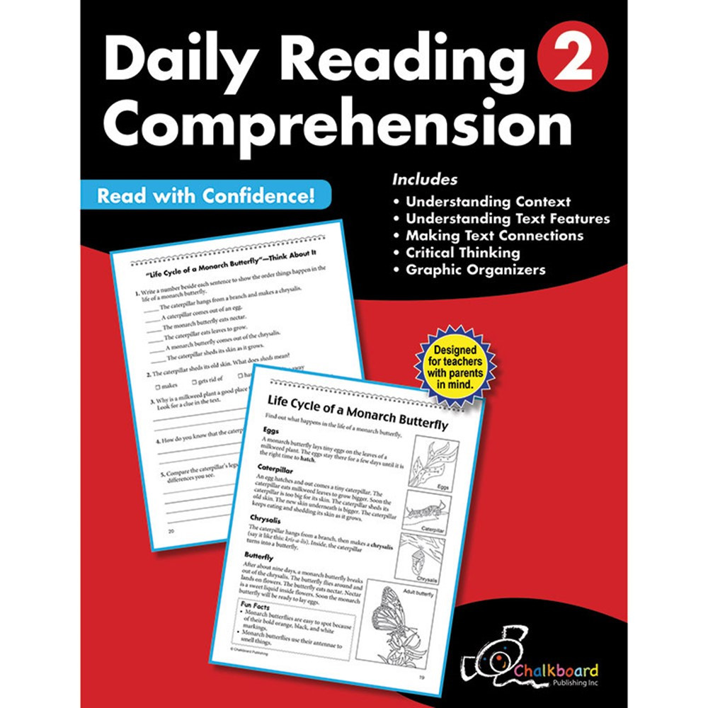 CTP8182 - Gr2 Reading Comprehension Workbook Daily in General