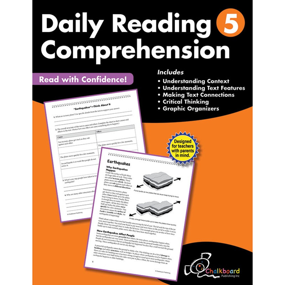 CTP8185 - Gr5 Reading Comprehension Workbook Daily in General