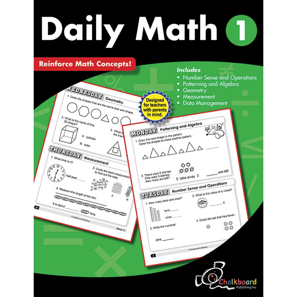 CTP8187 - Gr1 Daily Math Workbook in General