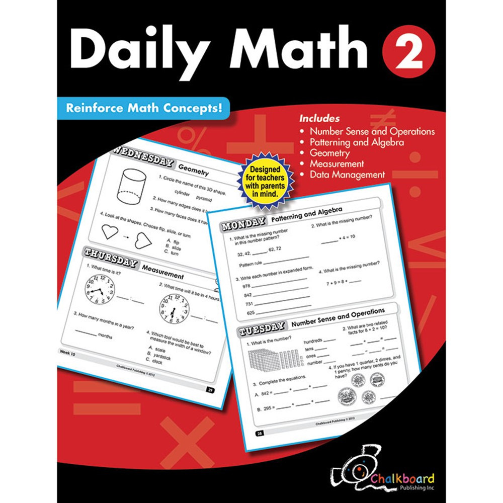 CTP8188 - Gr2 Daily Math Workbook in General