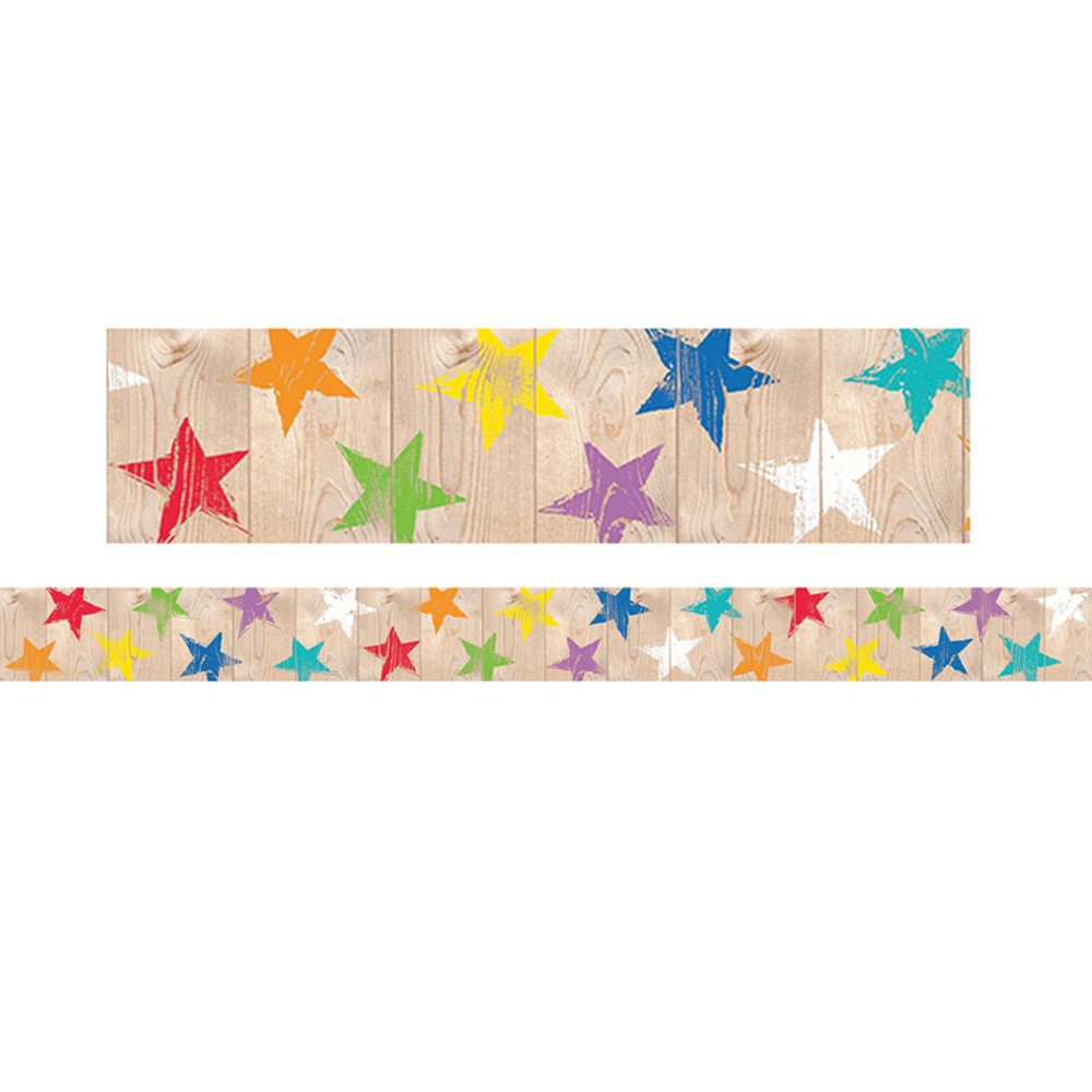 CTP8380 - Rustic Stars Border Upcycle Style in Border/trimmer