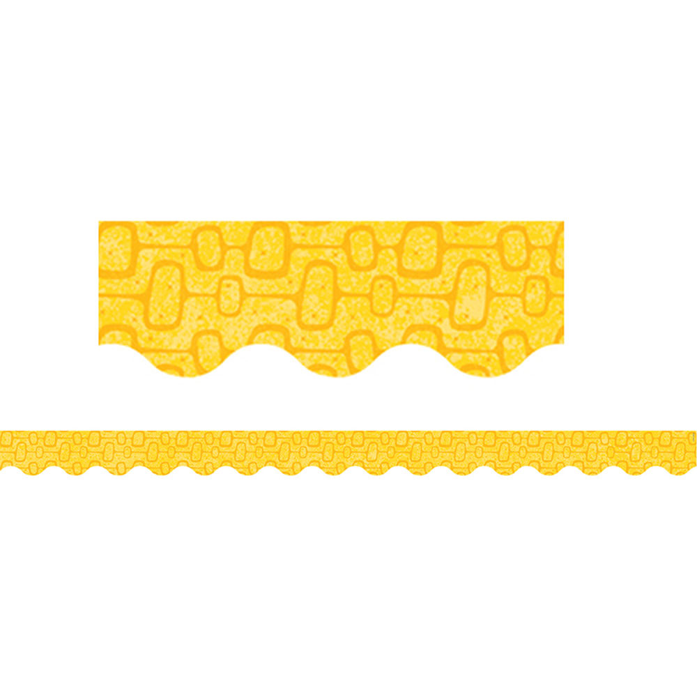 CTP8411 - Midcentury Mod Yellow Pods Border in Border/trimmer