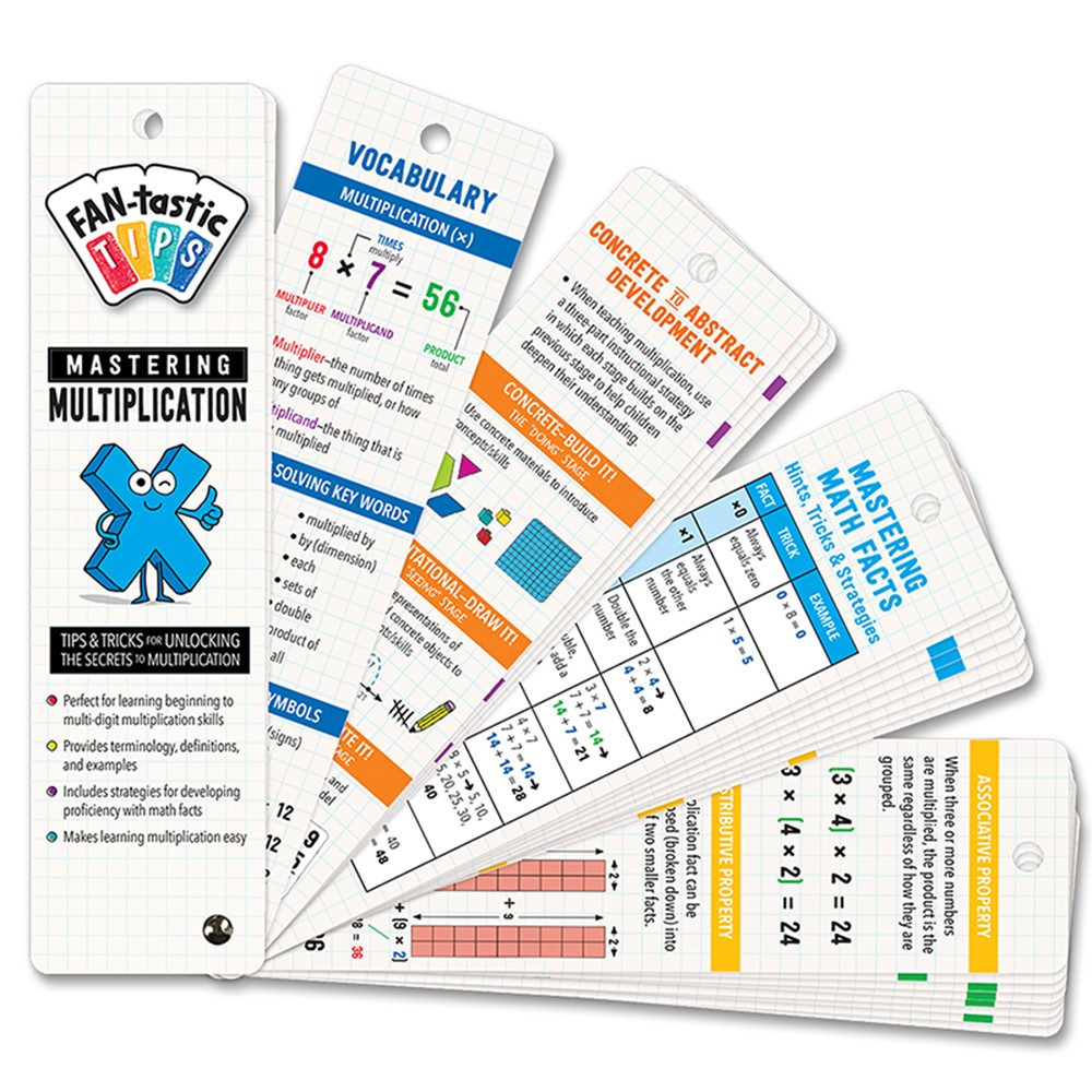 CTP8553 - Mastering Multiplication Fantastic Tips in Activity Books