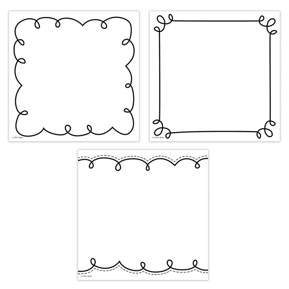 Loop-de-Loop Cards 6" Designer Cut-Outs, Pack of 36 - CTP8767 | Creative Teaching Press
