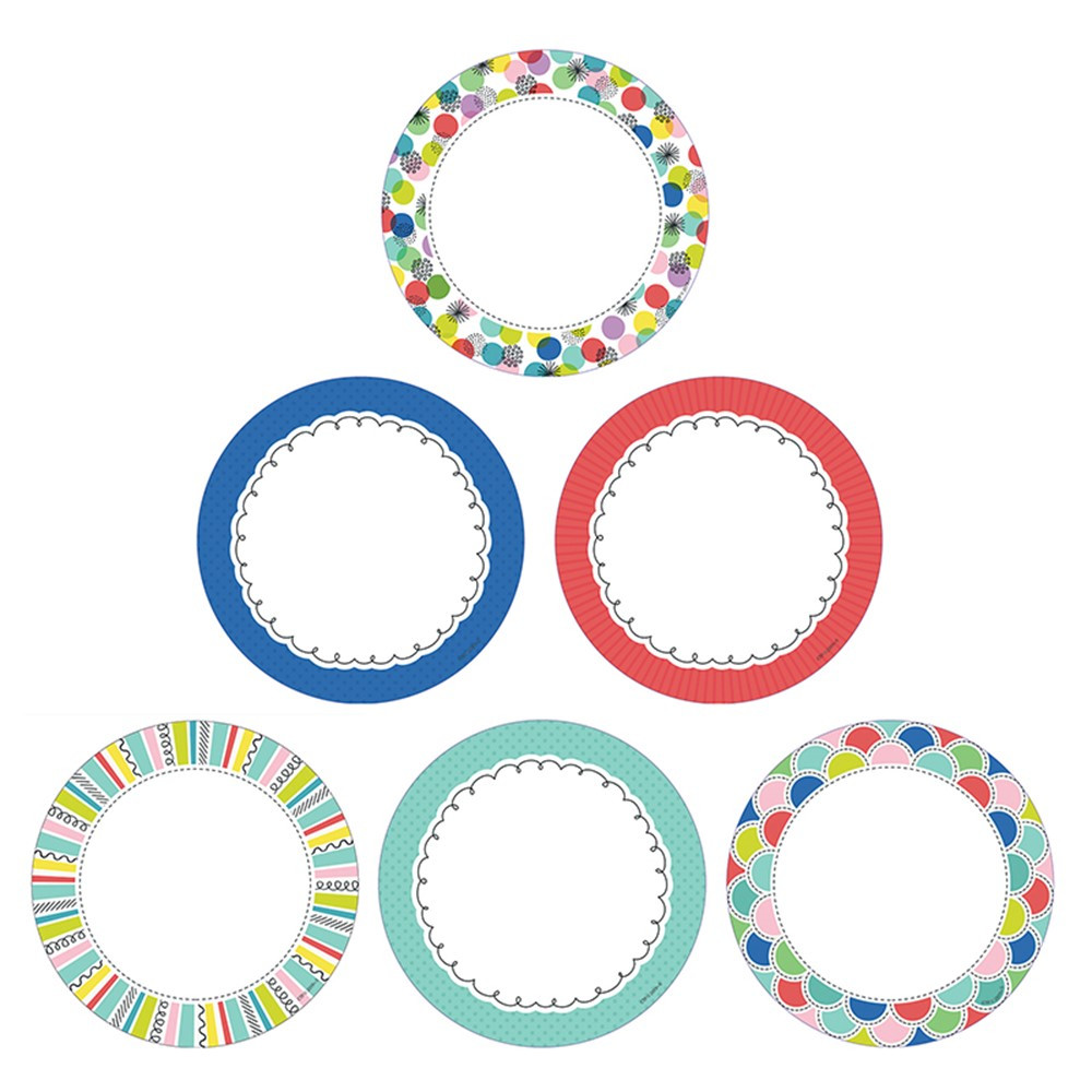 Color Pop Dots 3" Designer Cut-Outs, Pack of 36 - CTP8768 | Creative Teaching Press