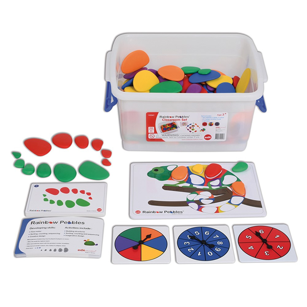 CTU13226 - Rainbow Pebbles Classroom Set in Hands-on Activities