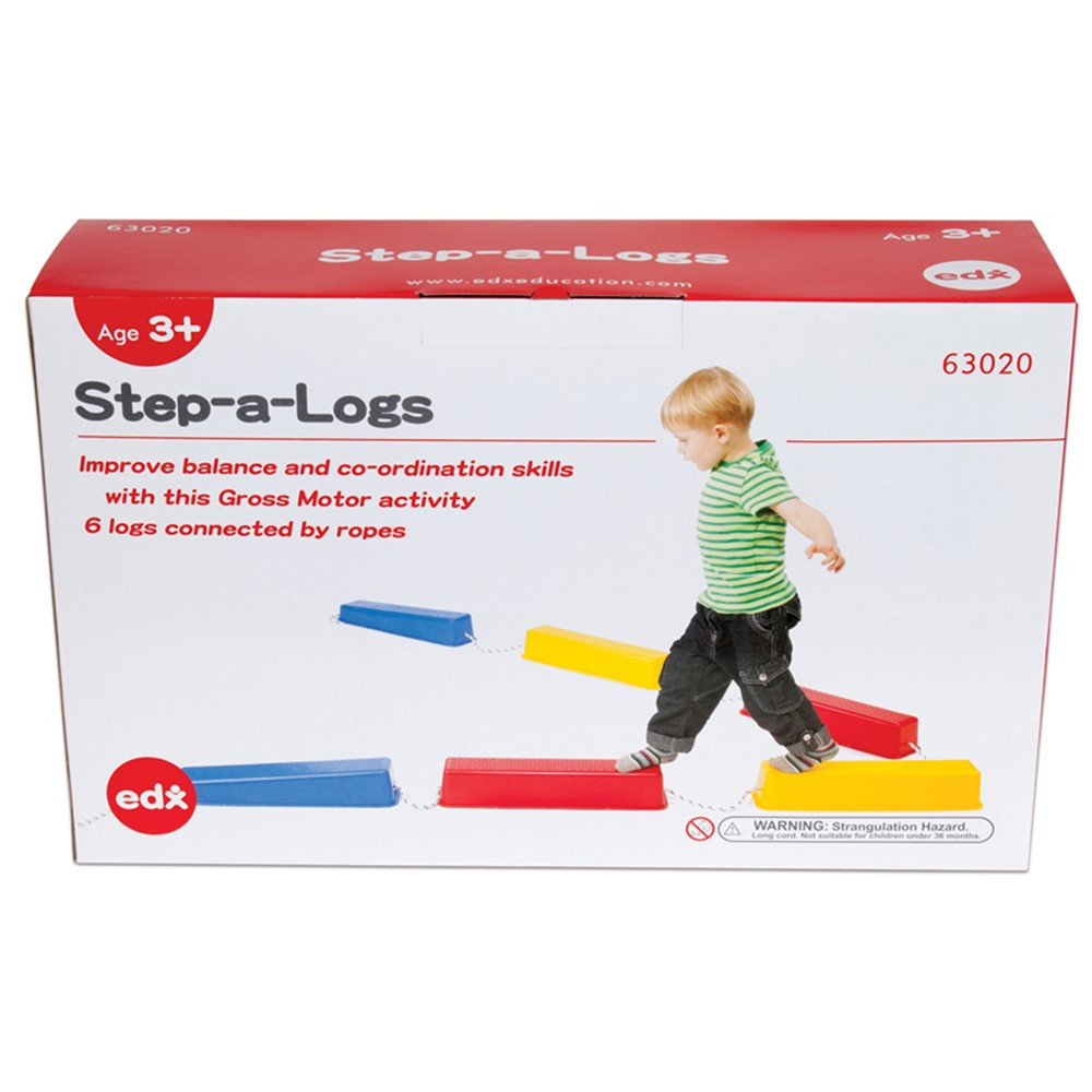 Step-A-Logs, Set of 6 - CTU63020 | Learning Advantage | Balance Beams