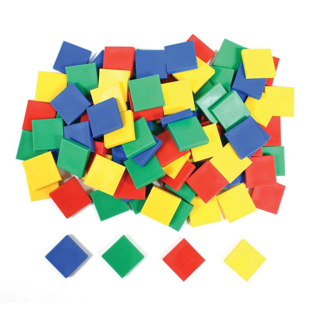 Color Tiles, Set of 400 - CTU7203 | Learning Advantage | Counting