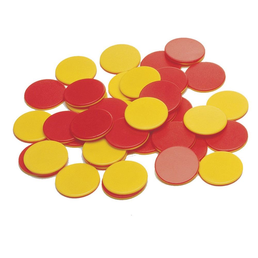 CTU7209 - Two Color Plastic Counters 200/St in Counting