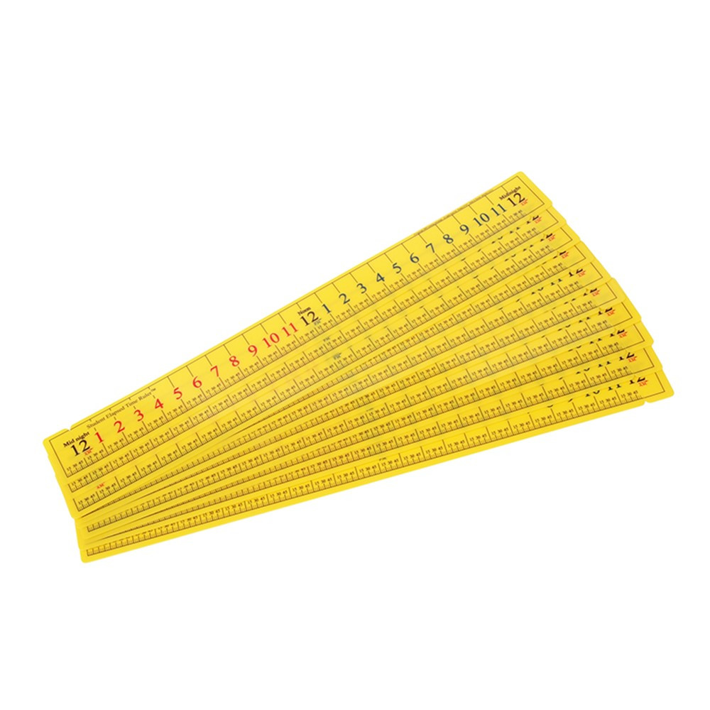 CTU7547 - Student Elapsed Time Rulers 10 Set in Time