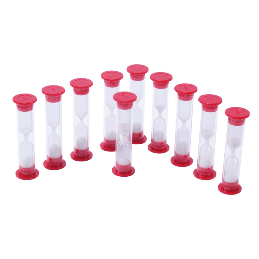 CTU7656 - 1 Minute Sand Timers Set Of 10 in Sand Timers
