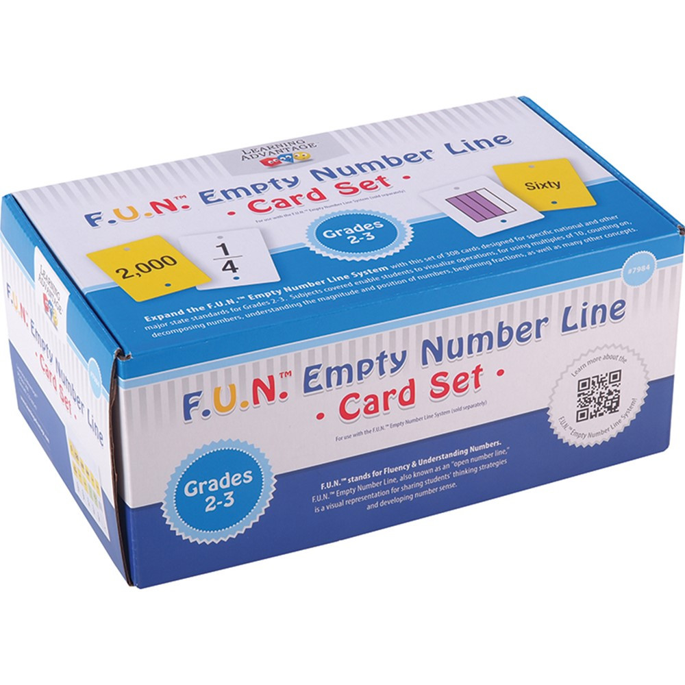 CTU7984 - Fun Empty Number Line Cards Only Gr 2-3 in Numeration