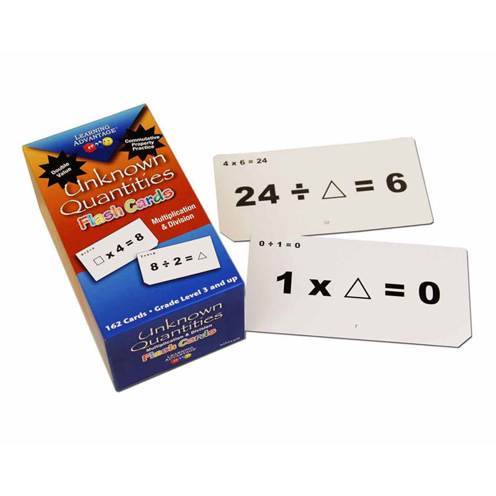 CTU8652 - Unknown Quantities Multiplication & Division Flash Cards in Flash Cards