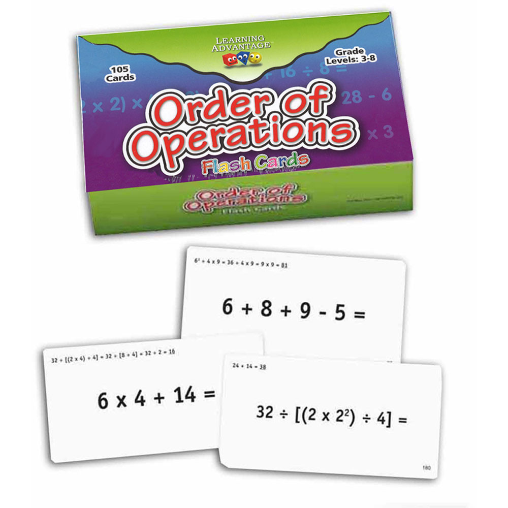 CTU8691 - Order Of Operations Flash Cards in Flash Cards