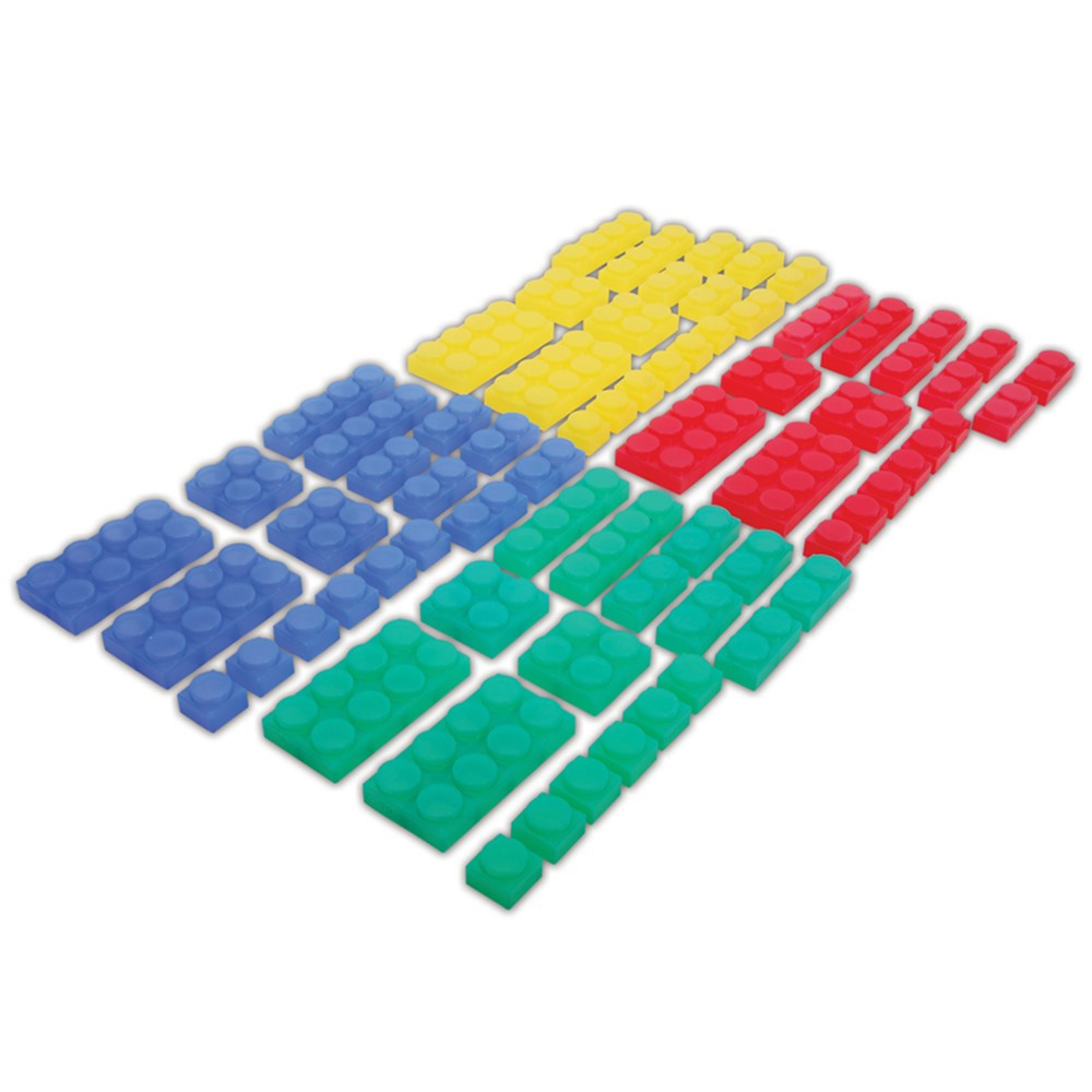 SiliShapes Soft Bricks, Set of 72 - CTU921554529 | Learning Advantage | Blocks & Construction Play